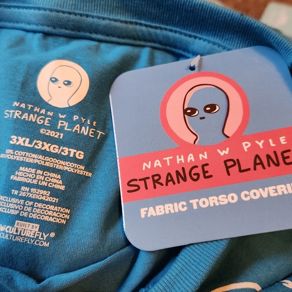 CULTURE FLY ☆ STRANGE PLANET ☆ UNISEX ☆ LONG SLEEVE TEE ☆ 3XL ☆ NWT - Picture 10 of 10